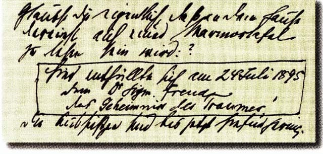 Lettre du 12 juin 1900 à Wilhelm Fliess